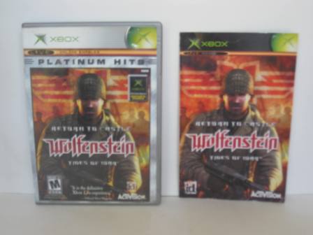 Return to Castle Wolfenstein PH (CASE & MANUAL ONLY) - Xbox